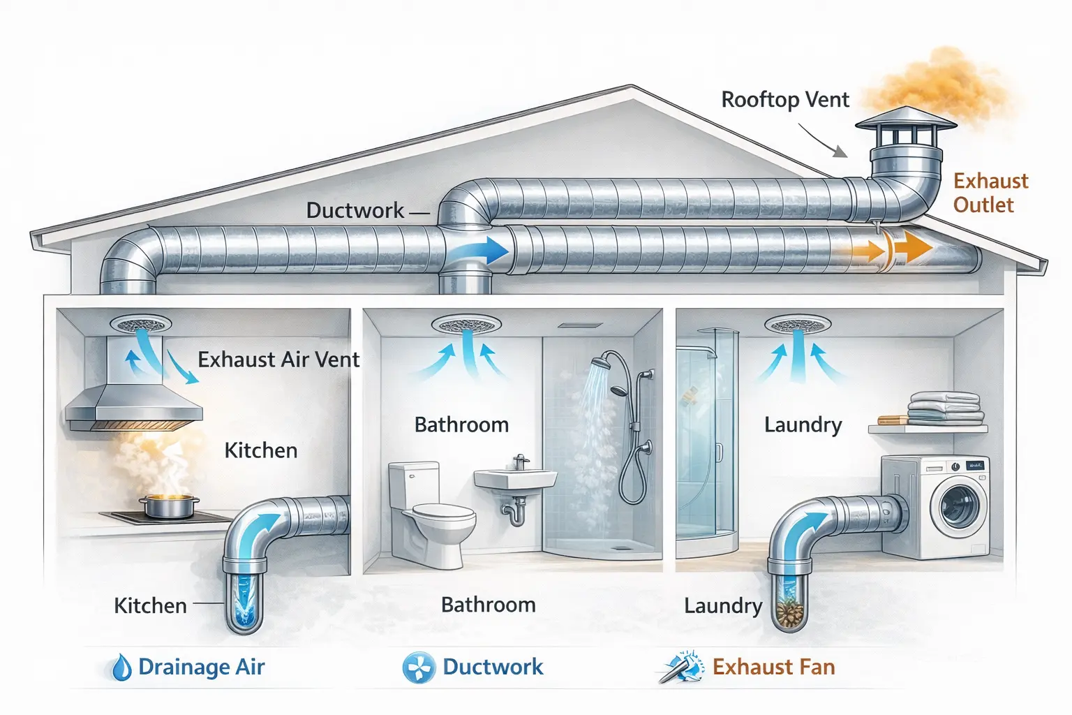Frånluftsventilation system