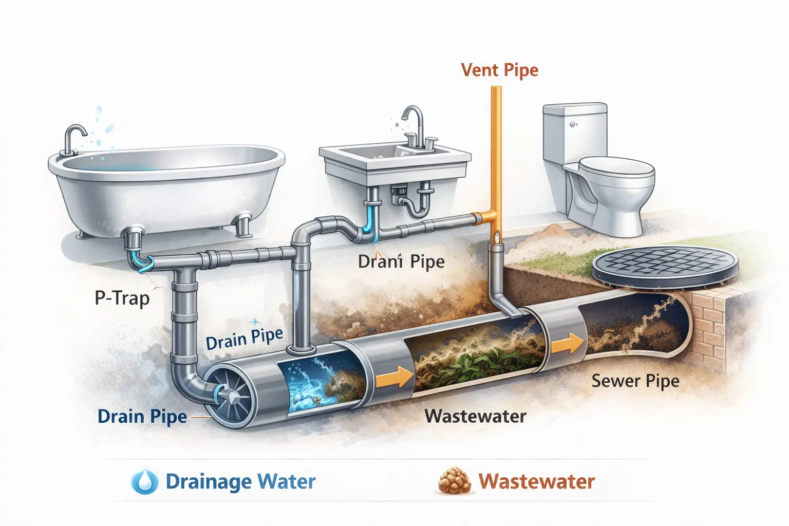 Professionell avloppsspolning