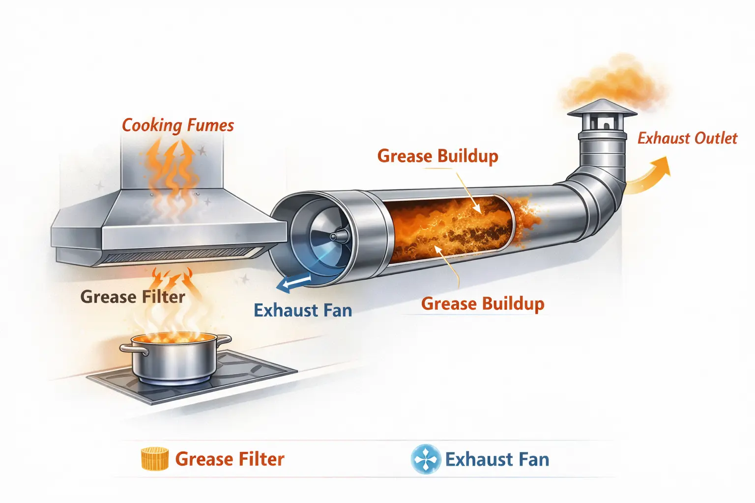 Professionell rensning av imkanal